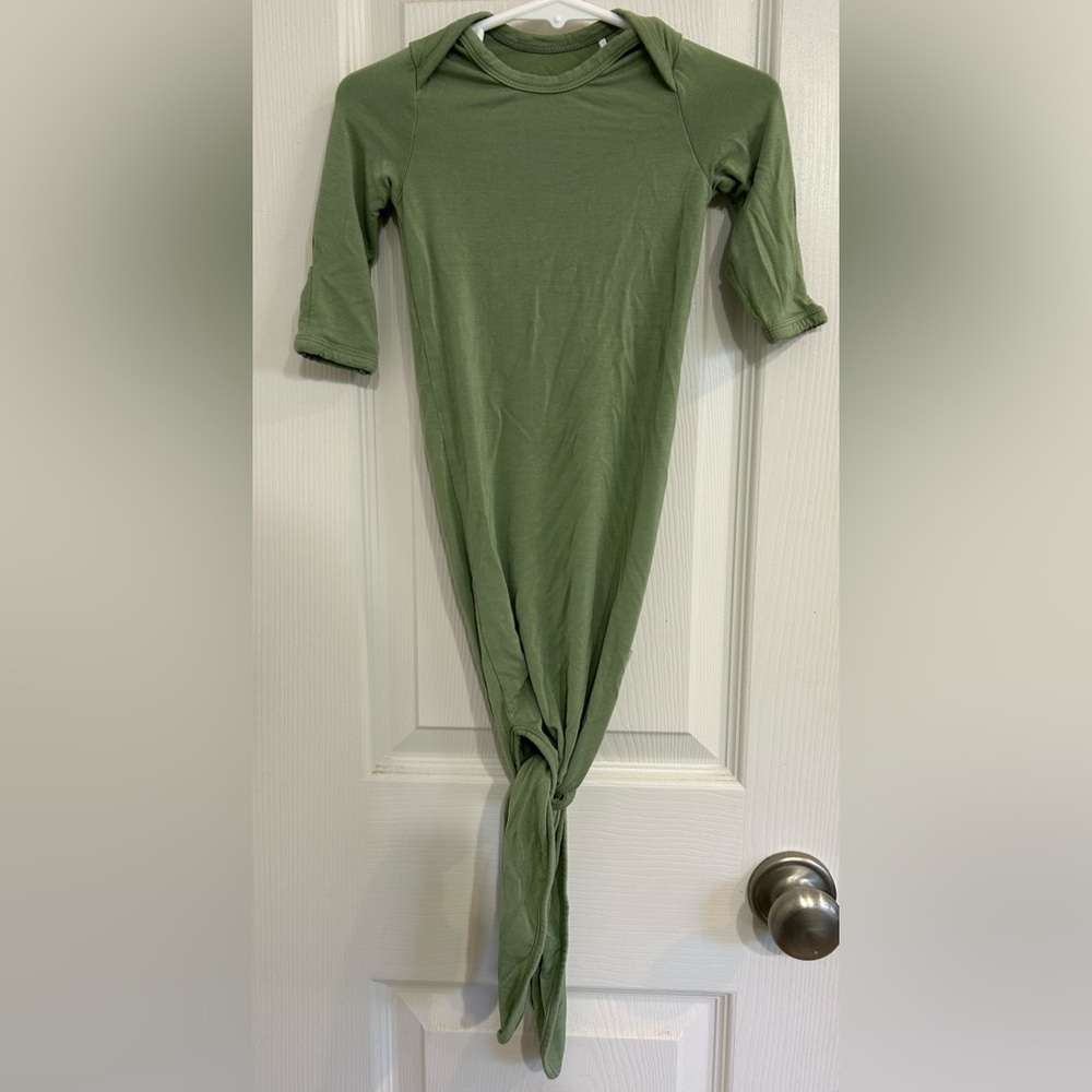 Little Sleepies Knotted Baby Gown